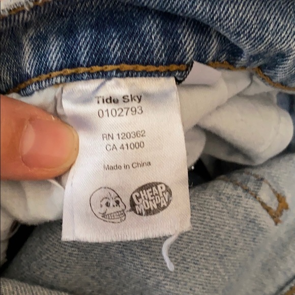 CHEAP MONDAY low rise boyfriend jeans size 27 - Picture 5 of 5